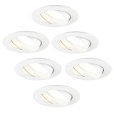 Ledvion Rio - Inbouwspot LV10016-2700K-6pack