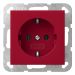 Gira Systeem 55 - Wandcontactdoos 4455108 Rood