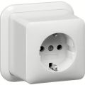 OUTLET - Gira Opbouw - Wandcontactdoos 044011 Alpinwit