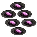 Ledvion Tokyo - Inbouwspot LV10018-RGB-6pack