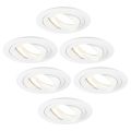 Ledvion Tokyo - Inbouwspot LV10019-2700K-6pack