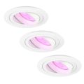 Ledvion Tokyo - Inbouwspot LV10019-RGB-3pack