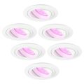 Ledvion Tokyo - Inbouwspot LV10019-RGB-6pack